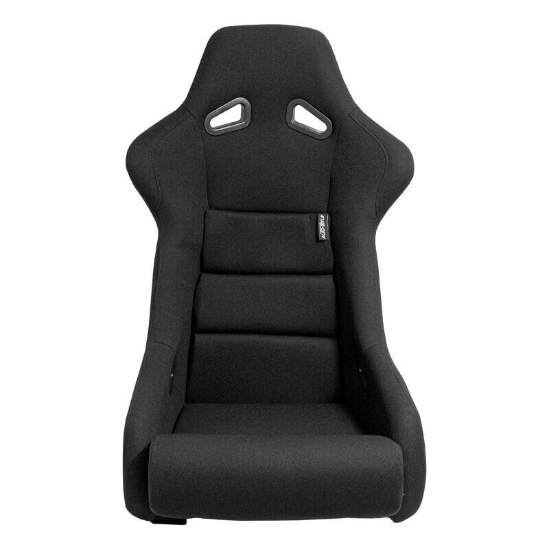 AUTOSTYLE x1 Univ Single Sports Bucket Seat Black fibreglass back-rest runners