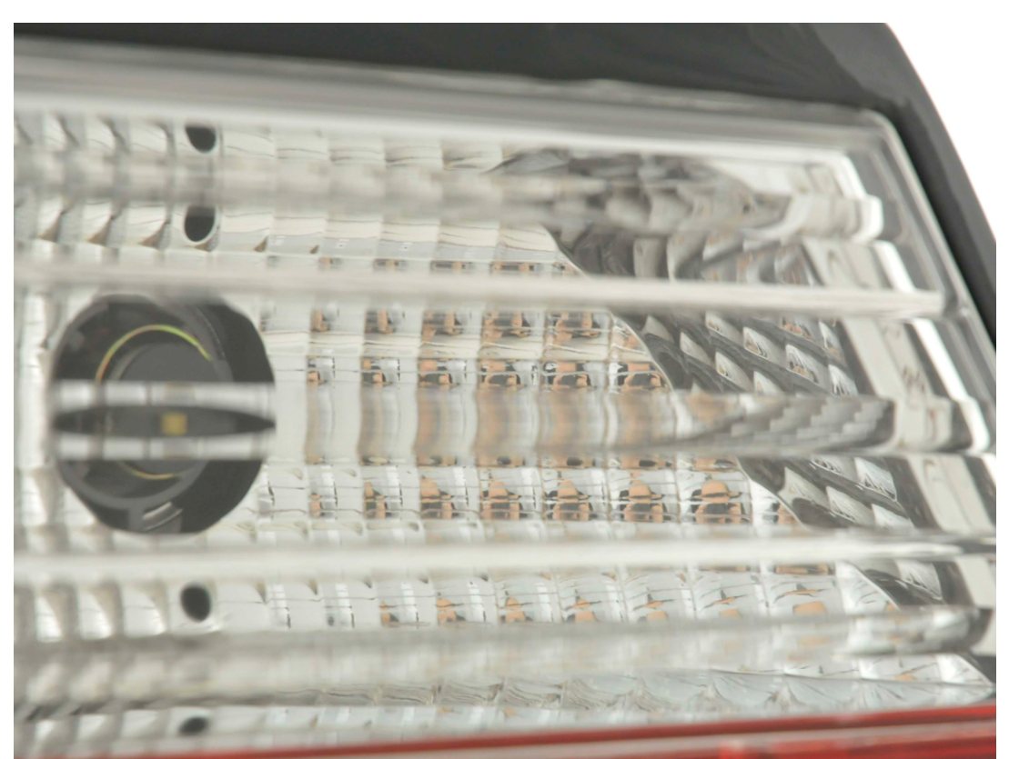 FK Paar Set LED Rückleuchten Mercedes E-Klasse W124 85-96 klar / rot LHD