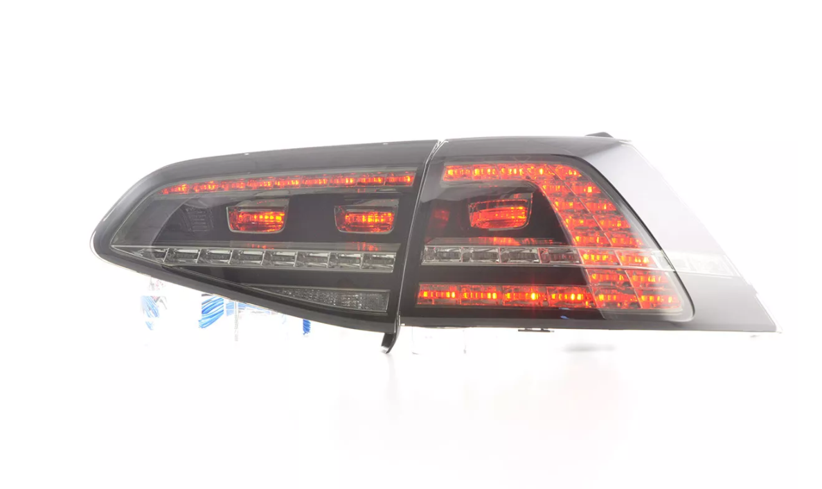 FK Set VW Golf 7 MK7 R LED DRL Rückleuchten Dynamische Rücklichter 12+ LHD PLUG &amp; PLAY