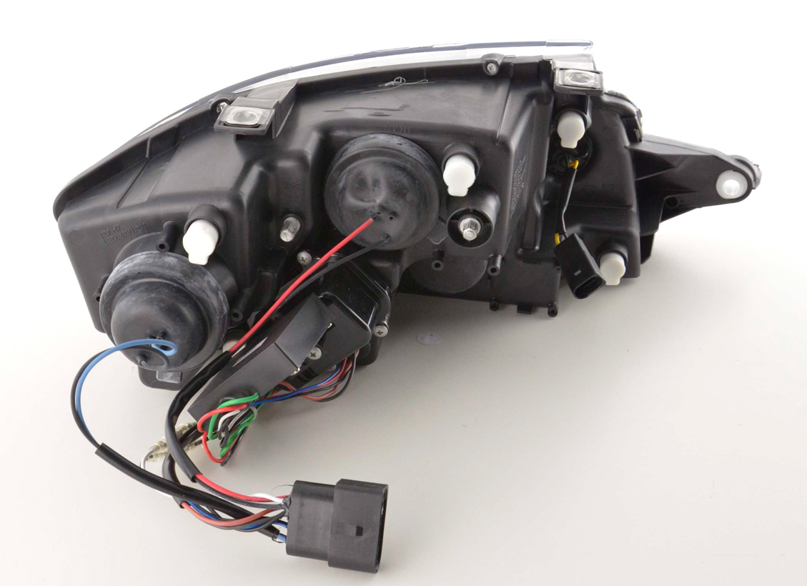 FK Paar LED DRL Projektorscheinwerfer Audi TT 8N 98-06 schwarz 1.8 3.2 Quattro LHD