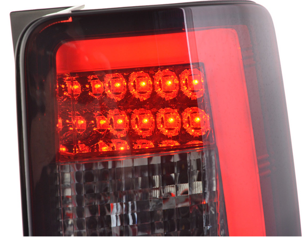 FK Set Rear Lights LED Lightbar VW Caddy Van Custom 2K 03-15 black smoke LHD