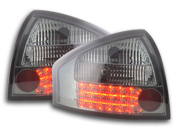 FK Automotive Paar LED-Rückleuchten Audi A6 4B 97-03 schwarz A6 C5 LHD S6