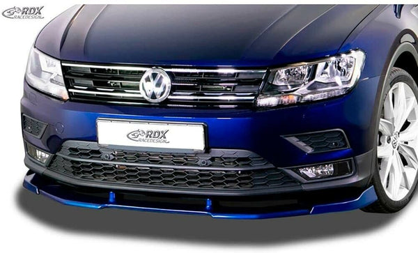 RDX VARIO-X Front Bumper Spoiler VW Tiguan 2 MK2 16+ Lip Splitter Valance