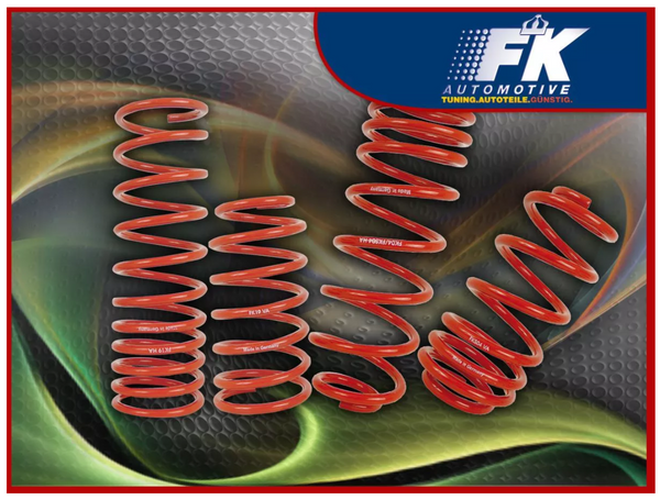 FK Tieferlegungsfedersatz x4 VW Sharan 2 MK2 7N Tieferlegung VA / HA 35 mm 10+ 7N1 7N2