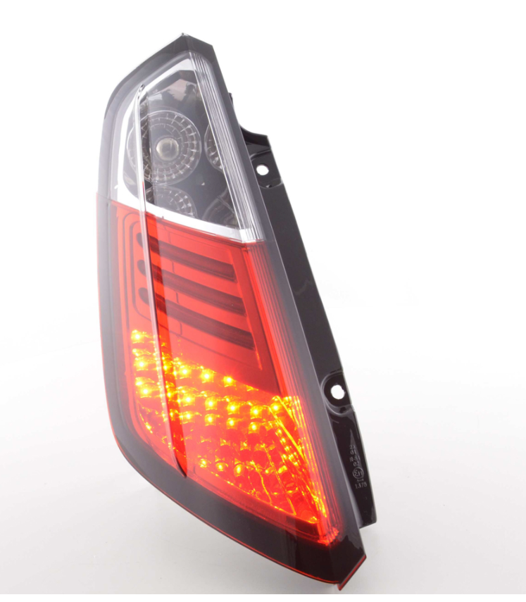 FK Set LED REAR Lights Fiat Grande Punto 199 05- clear / red Plug & Play LHD