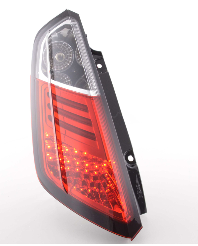 FK Set LED REAR Lights Fiat Grande Punto 199 05- clear / red Plug & Play LHD