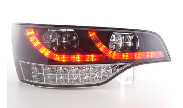 Set FK Audi Q7 4L 06+ schwarze LED-Lichtleiste DRL REAR TAIL BACK LIGHTS LHD