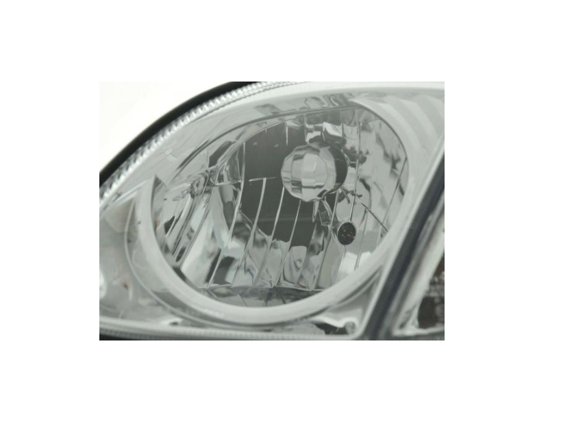 FK LED DRL Angel Eye Projektorscheinwerfer Mercedes SLK R170 96–02 Chrom AMG 170