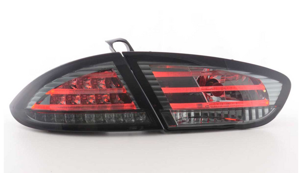 FK Pair LED Rear Lights Lightbar Seat Leon 2 MK2 1P 09-12 black Light Bar LHD