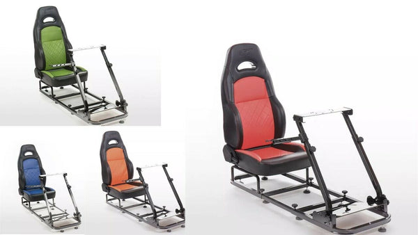 Sim Chair Racing Seat Driving Game Console PC F1 VR Steering Wheel Pedals Shift