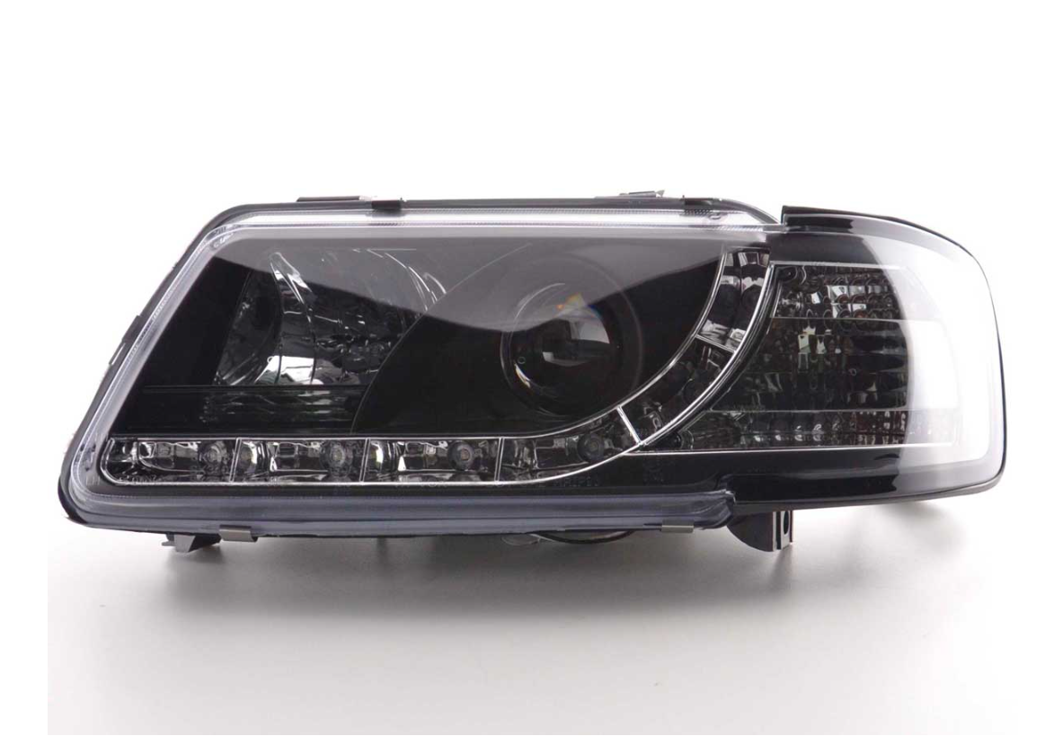 FK Pair LED DRL Lightbar Headlights Audi A3 8L 96-00 black edition S3 S-Line LHD