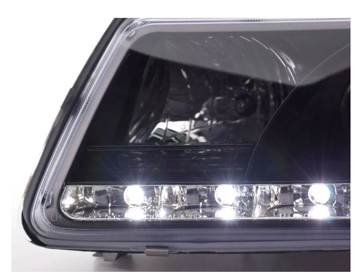 FK Paar LED DRL Lightbar Scheinwerfer Audi A3 8L 96-00 Black Edition S3 S-Line LHD