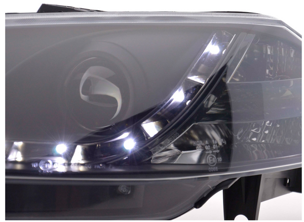 FK LED DRL Projektor Angel Eye Scheinwerfer Renault Megane M 2 MK2 3/5-dr 03-06