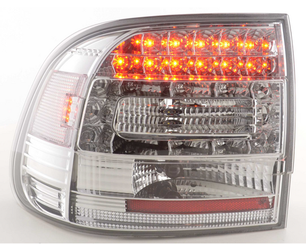 FK Pair LED DRL Lightbar REAR LIGHTS Porsche Cayenne 955 02-06 Chrome 9PA LHD