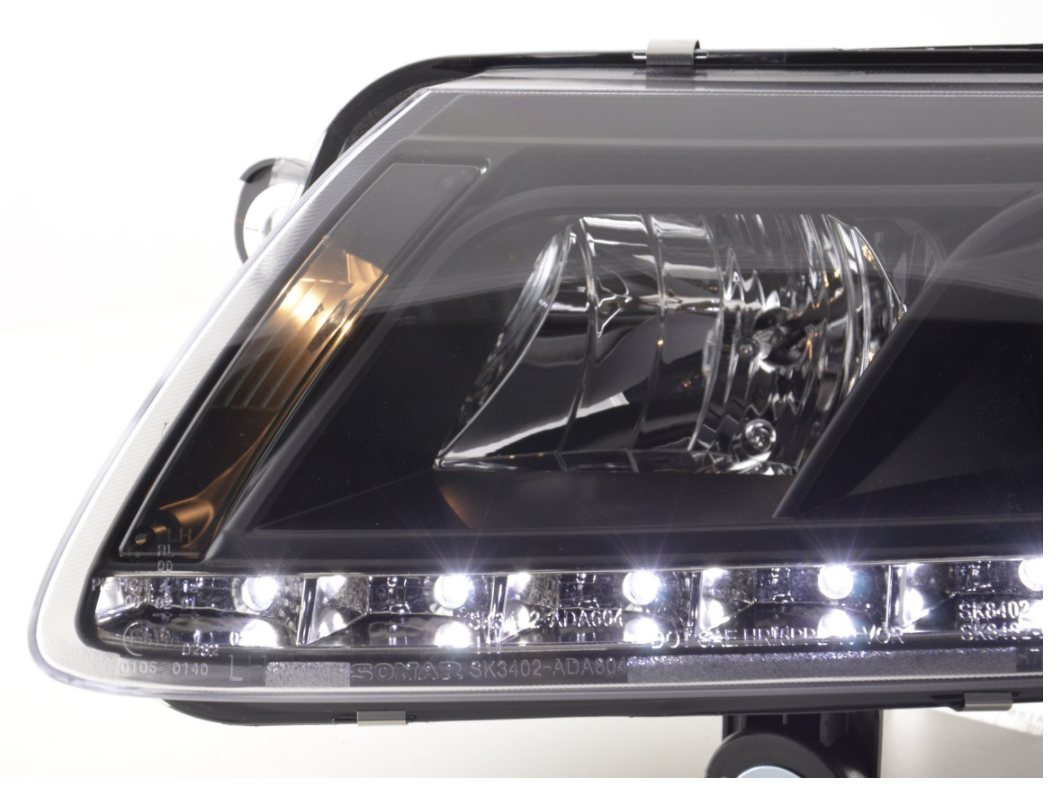 FK LED-Scheinwerfer LED DRL Projektor Audi A6 C6 4F 04-08 S6 S-Line RHD