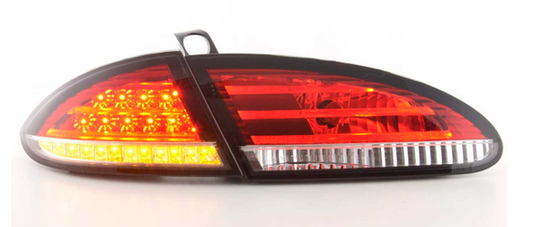 FK LED Rear Lights Lightbar Seat Leon 2 MK2 1P 05-09 red clear Light Bar LHD