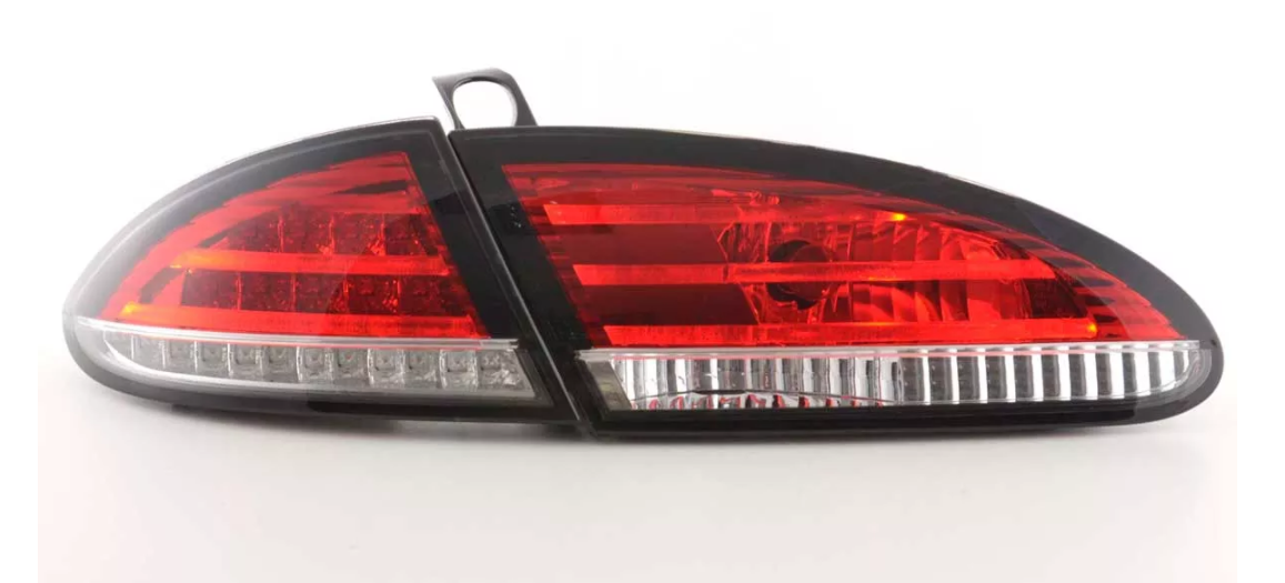 FK LED Rear Lights Lightbar Seat Leon 2 MK2 1P 05-09 red clear Light Bar LHD