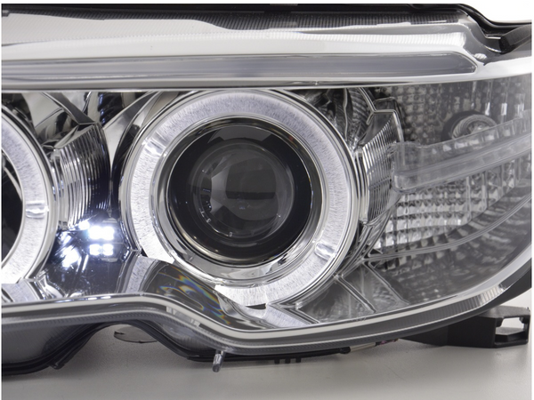 FK Set LED DRL Devil Halo Eye Headlights BMW E46 Coupe Cabrio 03-05 LHD M3