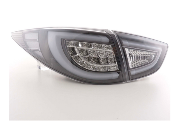 FK Paar Set LED-Hecklichtleisten für Hyundai ix35 2009–2015, rot/klar, LHD