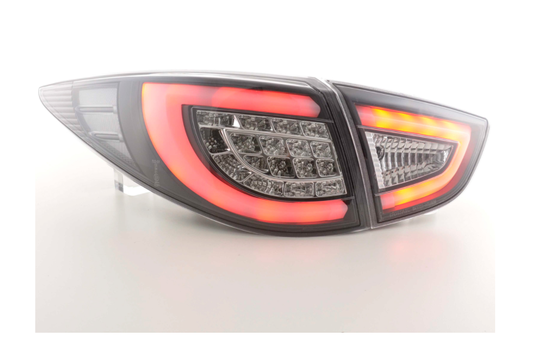 FK Pair Set Rear LED Lightbar lights Hyundai ix35 2009-2015 red / clear LHD