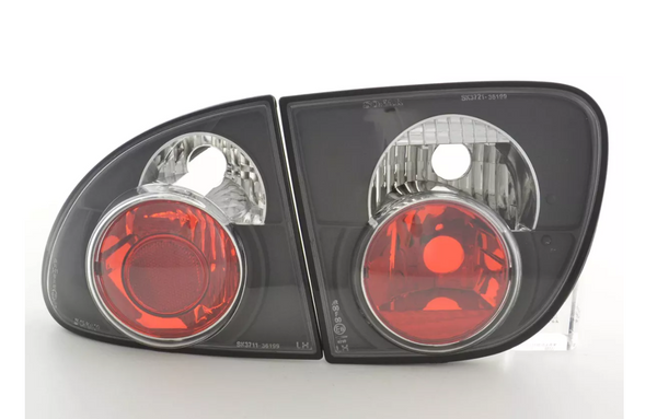 FK Set Pair Seat Leon 1M 99-05 Rear Lights Black Red Plug & Play LHD