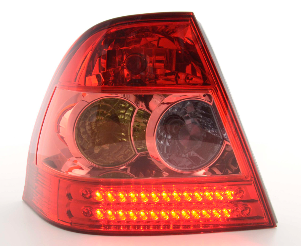 FK Set Rear Lights LED Toyota Corolla notchback E12 02-04 red LHD