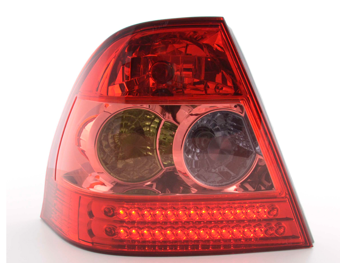 FK Set Rückleuchten LED Toyota Corolla Stufenheck E12 02-04 rot LHD