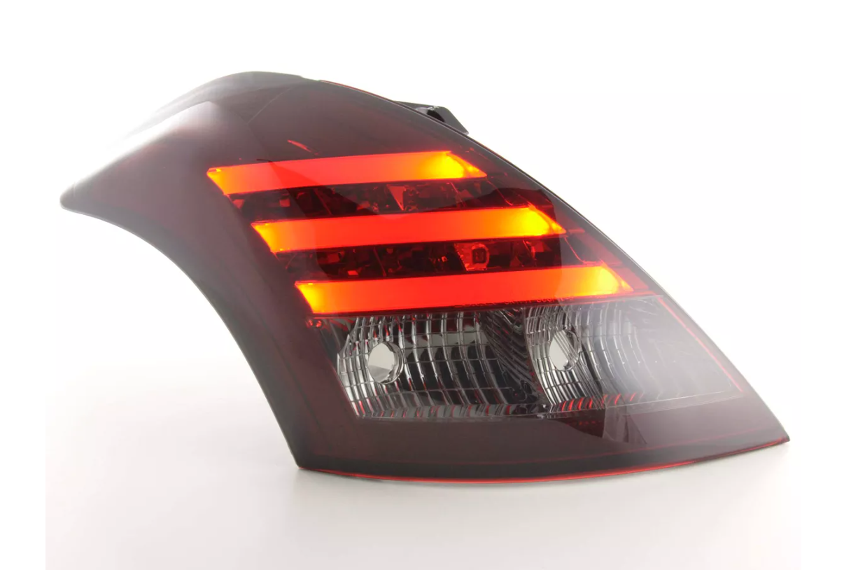 FK Paar LED DRL Rücklichter Lichtleiste Suzuki Swift Sport 11+ rot schwarz s FZ / NZ