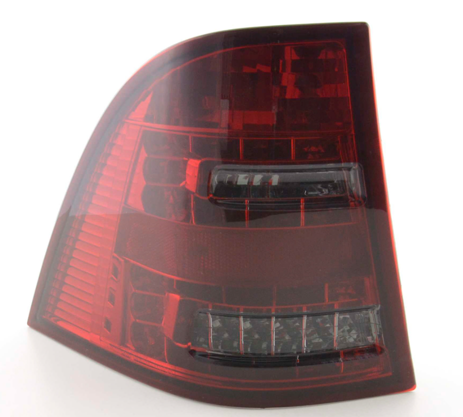 FK Pair LED Rear lights Mercedes M-Class W163 98-05 red / black plug & play