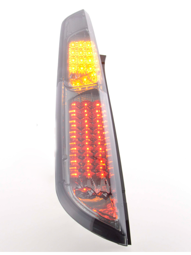 FK Automotive Pair LED Rear Lights Ford Focus 2 MK2 C307 BJ 5-dr 04-08 Black LHD