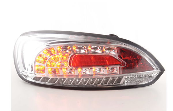 FK Pair LED REAR LIGHTS Lightbar DRL VW Scirocco 3 MK3 13 08+ Chrome LHD