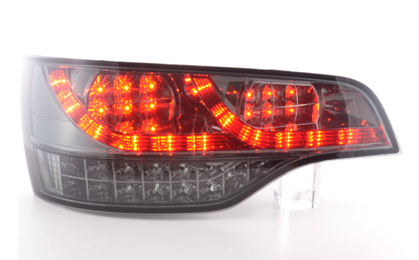 Set FK Audi Q7 4L 06+ black LED Lightbar DRL REAR TAIL BACK LIGHTS LHD