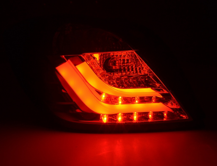 FK Paar LED-Lichtleiste DRL Rückleuchten Opel Vauxhall Astra H GTC 04-08 rot klar