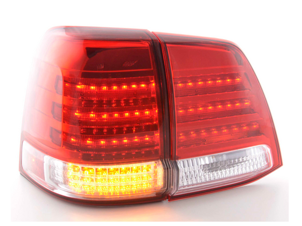 FK Pair LED REAR LIGHTS Toyota Land Cruiser type FJ200 07-08 Chrome Landcruiser