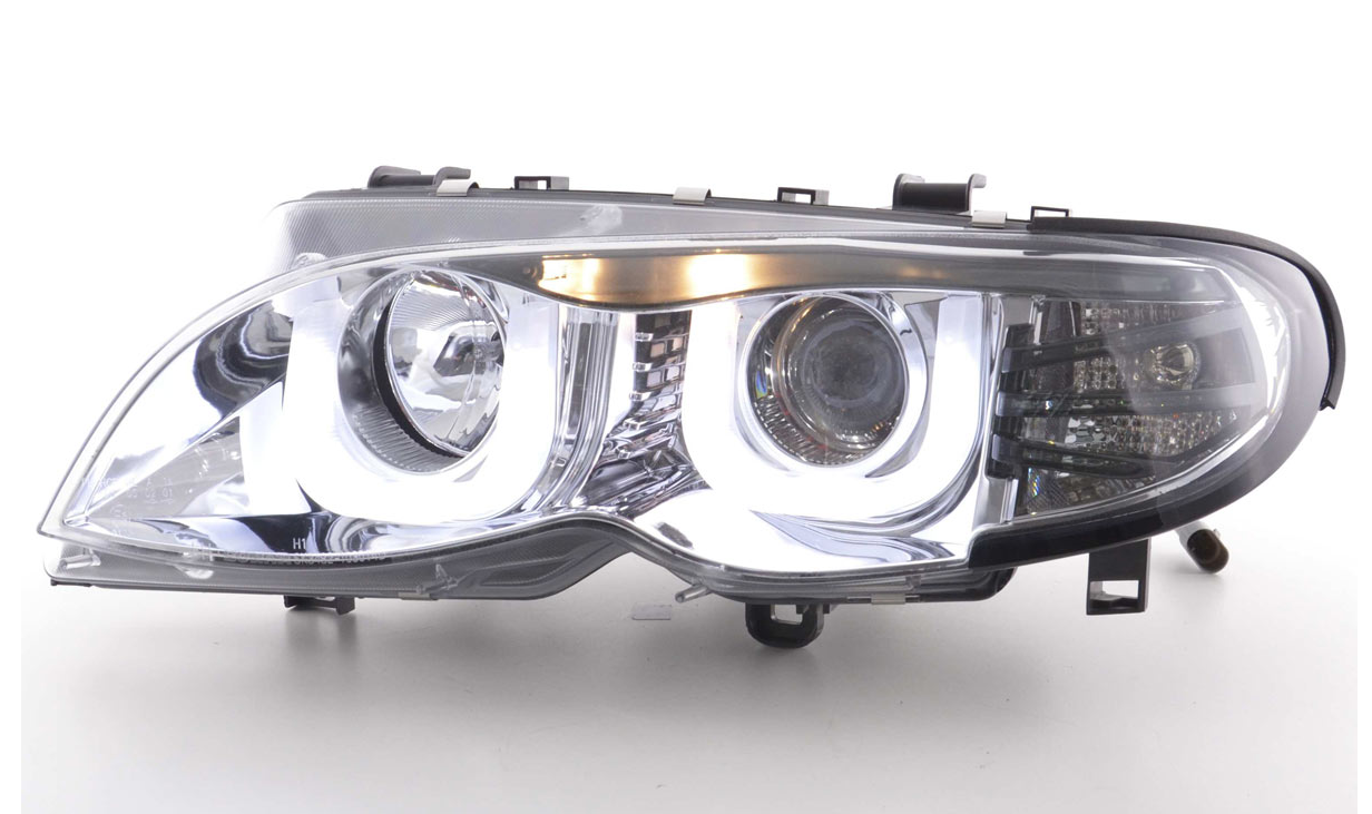 FK LED DRL Projektorscheinwerfer BMW 3er E46 Limousine Touring 02-05 LHD M3