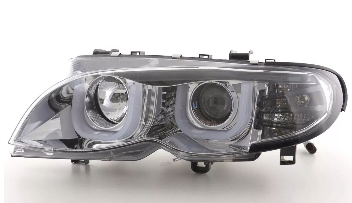 FK LED DRL Projector headlights BMW 3-Series E46 Saloon Touring 02-05 LHD M3