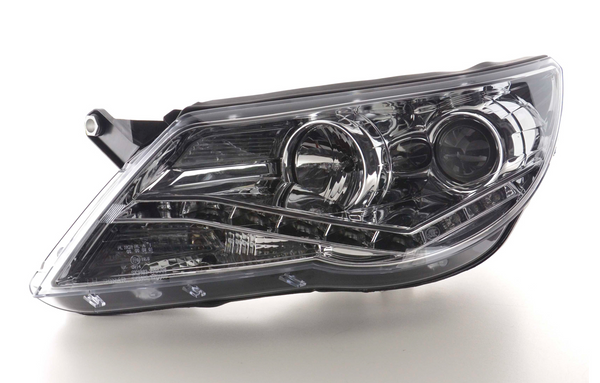 FK Paar LED DRL Projektorscheinwerfer VW Tiguan 5N 07-11 LHD Plug &amp; Play