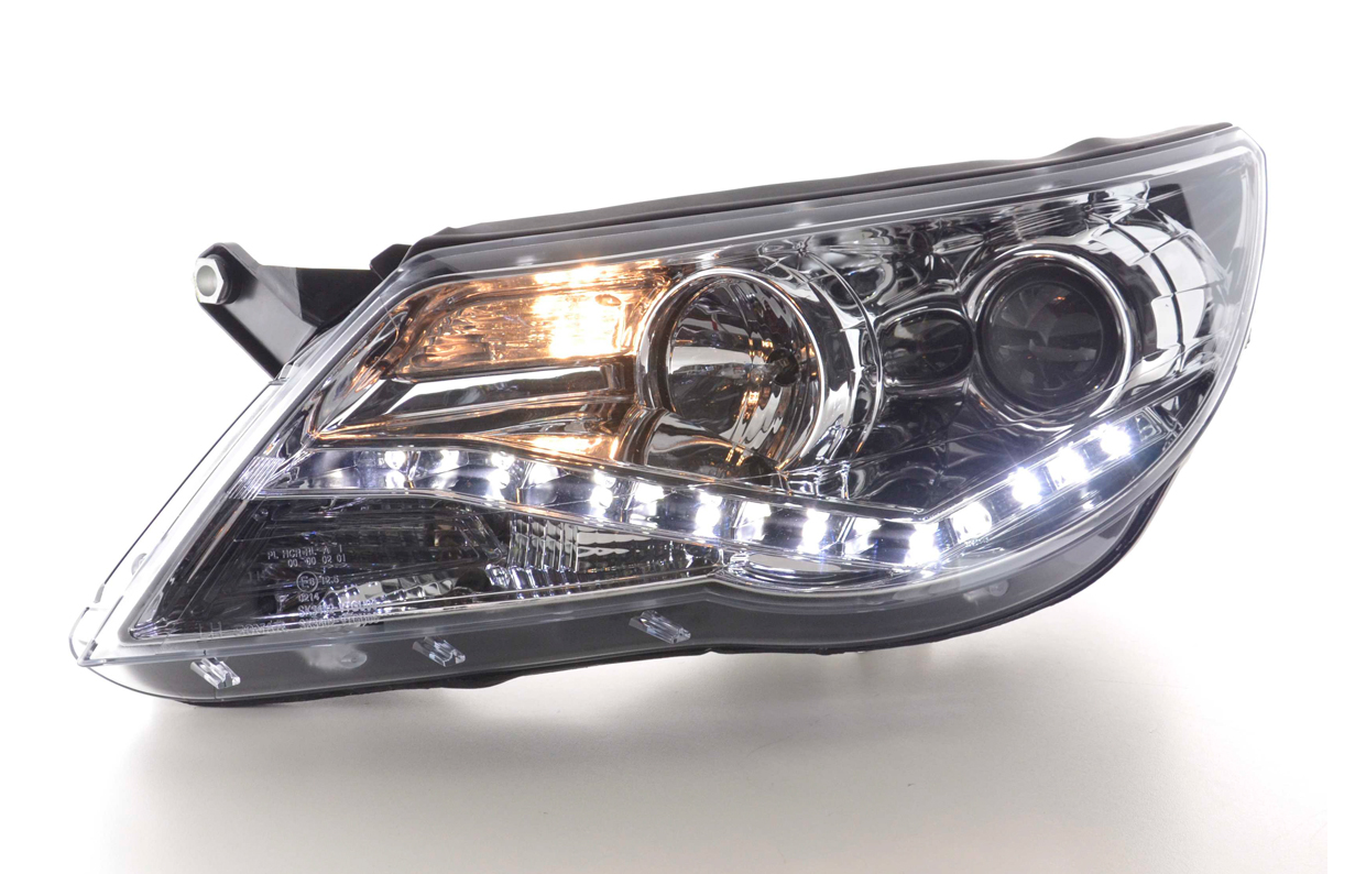 FK Paar LED DRL Projektorscheinwerfer VW Tiguan 5N 07-11 LHD Plug &amp; Play