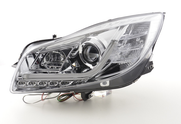 FK Opel Insignia 08–13 LED DRL Devil Eye Projektorscheinwerfer Plug &amp; Play LHD