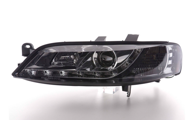 FK LED-Scheinwerfer Lightbar Halo Ring Opel Vauxhall Vectra B 99-02 Chrom LHD 