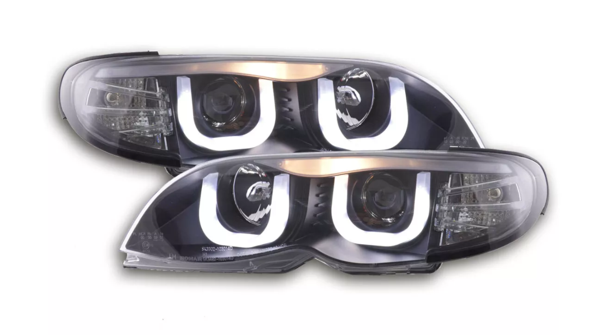 FK LED DRL Projector headlights BMW 3-Series E46 Saloon Touring 02-05 LHD M3