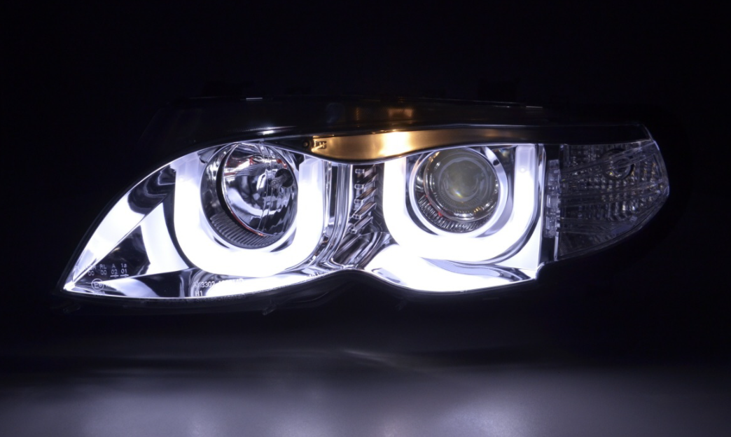 FK LED DRL Projector headlights BMW 3-Series E46 Saloon Touring 02-05 LHD M3