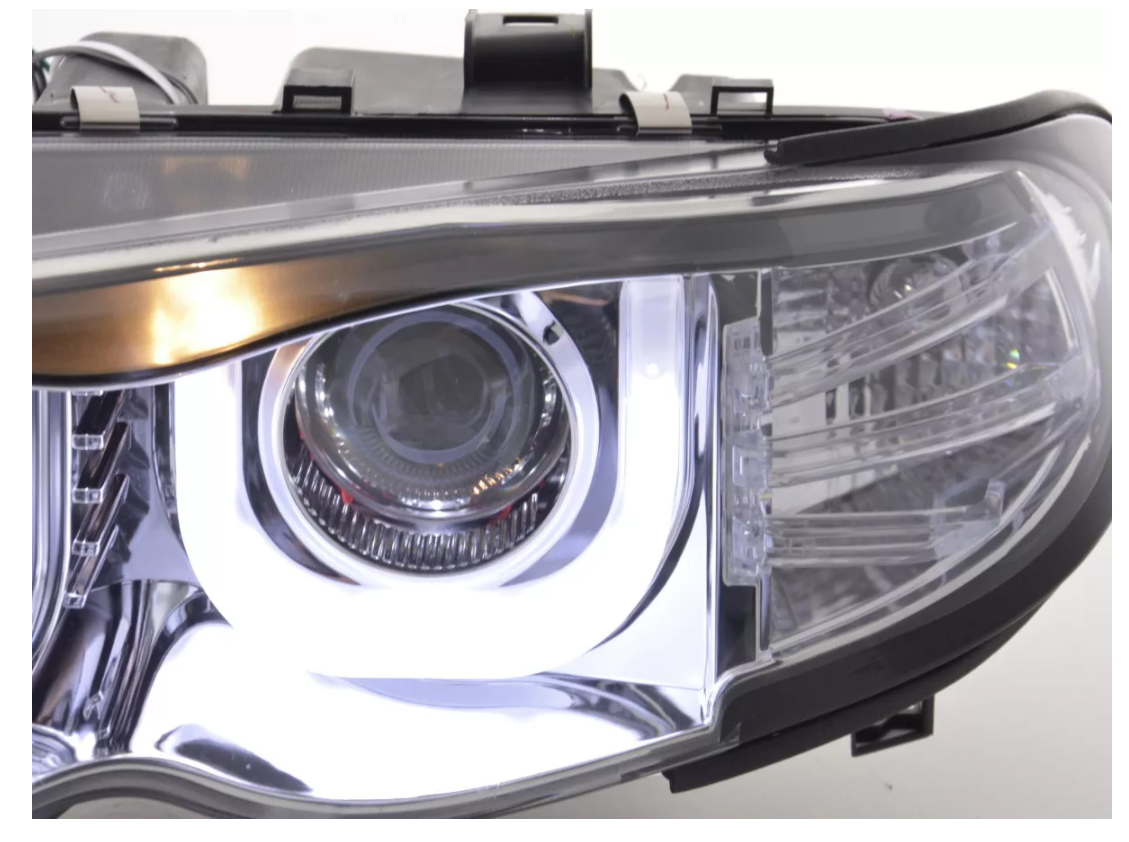 FK LED DRL Projektorscheinwerfer BMW 3er E46 Limousine Touring 02-05 LHD M3