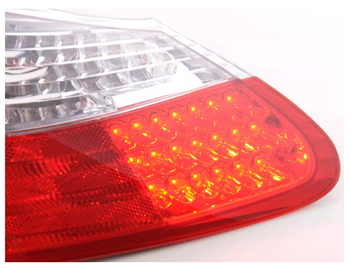 FK Pair LED Rear Lights Porsche Boxster 986 1996-2004 clear / red LHD