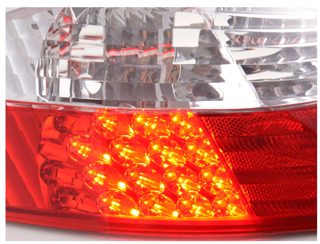 FK Pair LED Rear Lights Porsche Boxster 986 1996-2004 clear / red LHD