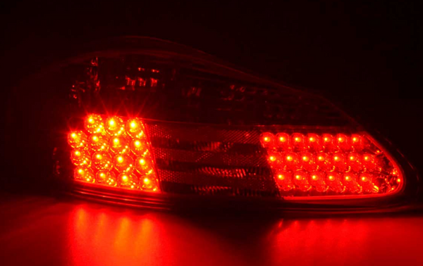 FK Pair LED Rear Lights Porsche Boxster 986 1996-2004 clear / red LHD