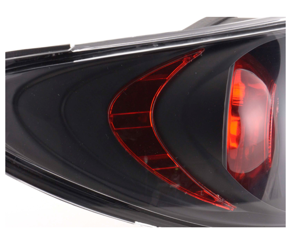 FK Automotive Pair Peugeot 206 CC type 2 99-06 Rear Lights black LHD