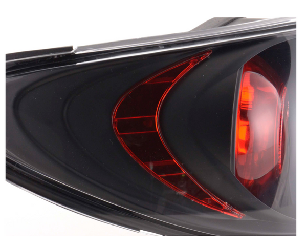 FK Automotive Pair Peugeot 206 CC type 2 99-06 Rear Lights black LHD