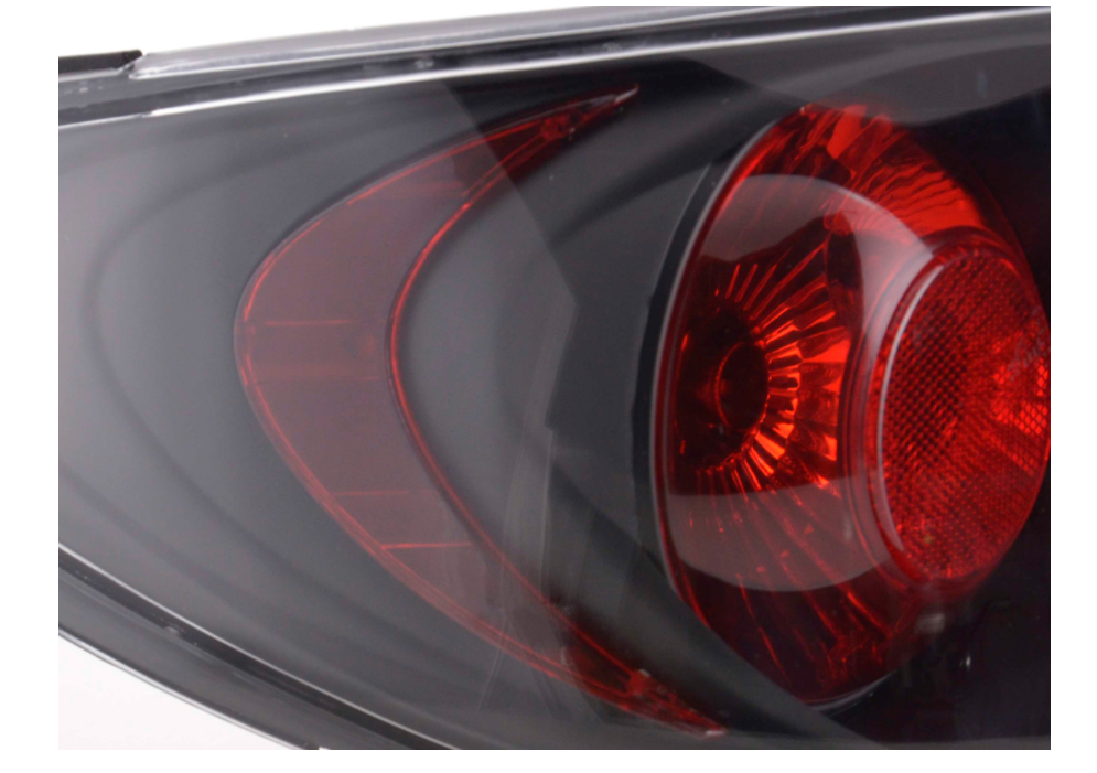 FK Automotive Pair Peugeot 206 CC type 2 99-06 Rear Lights black LHD