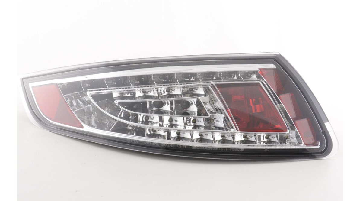 FK Paar LED-Rückleuchten Porsche 911 997 05-09 Lightbar Chromrauch LHD GT3 